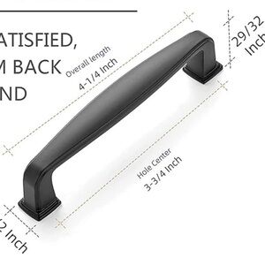 Black Cabinet Pulls